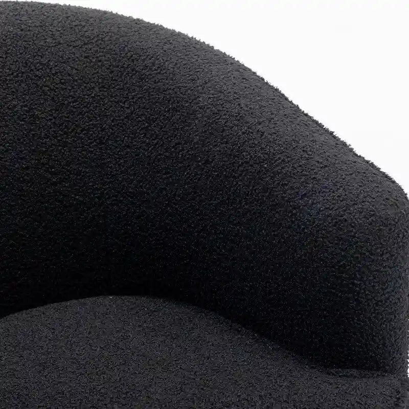 SEYNAR Modern Boucle Upholstered 360 Degree Swivel Accent Club Chair Set of 2