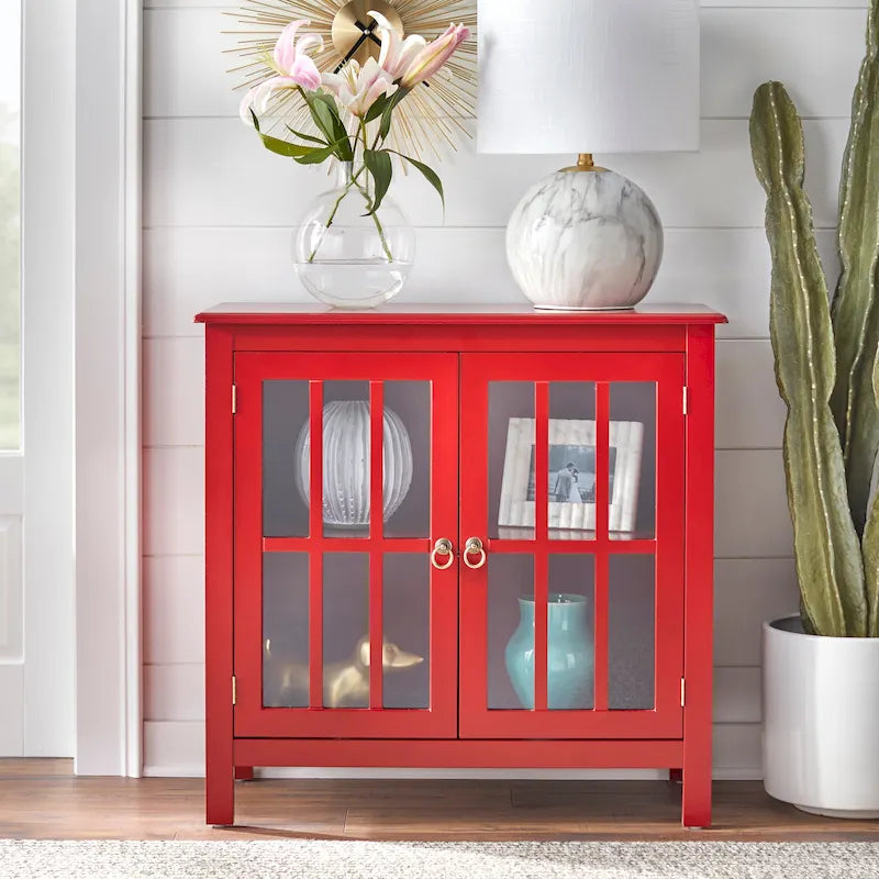 Portland 2-Door Glass Cabinet