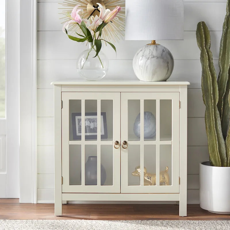 Portland 2-Door Glass Cabinet
