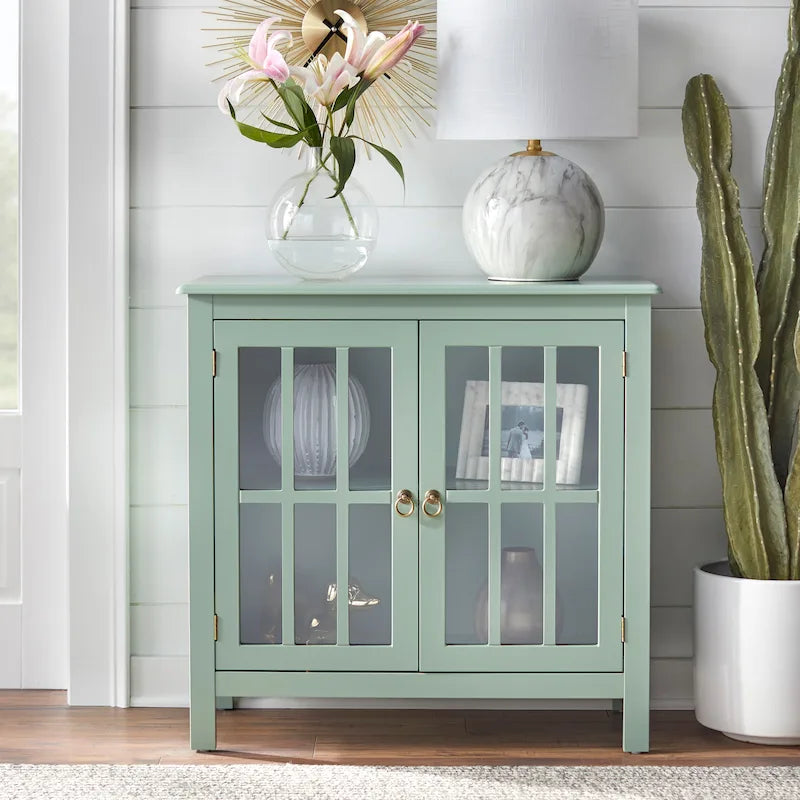 Portland 2-Door Glass Cabinet