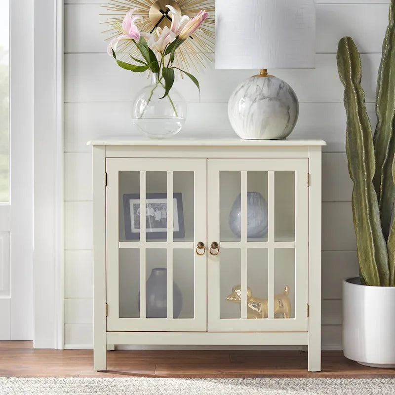 Portland 2-Door Glass Cabinet
