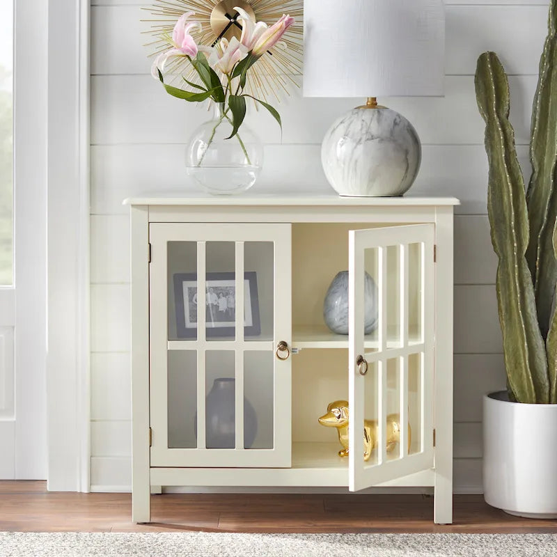 Portland 2-Door Glass Cabinet
