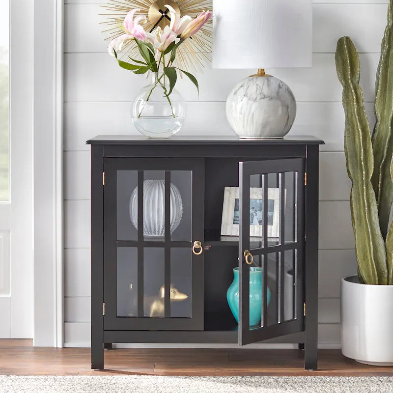 Portland 2-Door Glass Cabinet