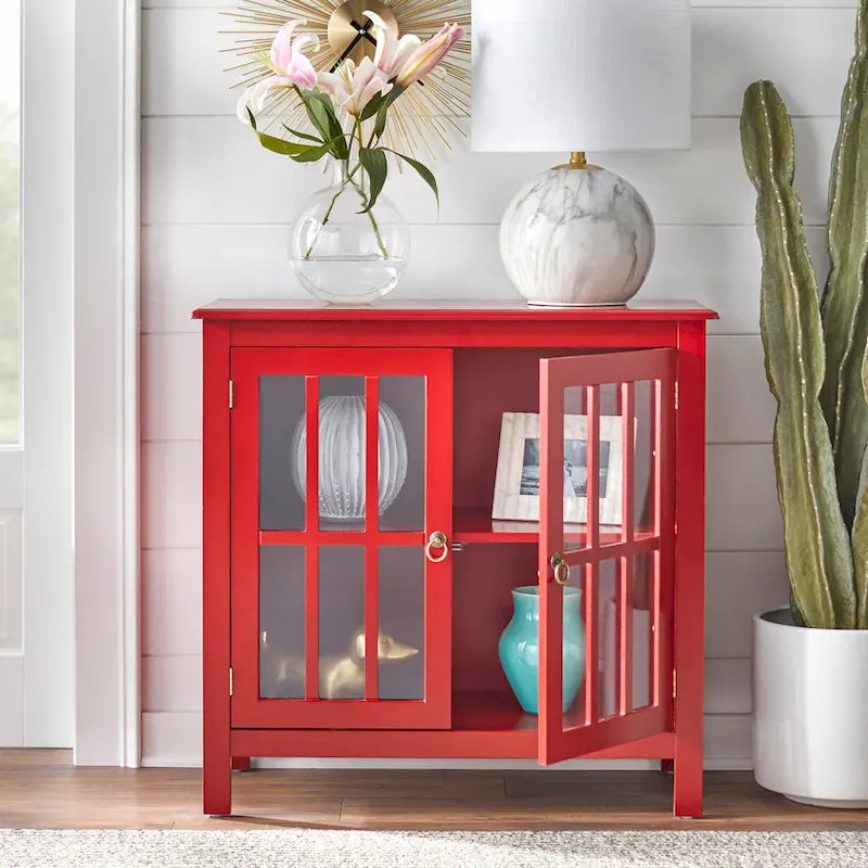 Portland 2-Door Glass Cabinet