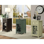 Emma Transitional 18-inch Solid Wood 1-Drawer Side Table by