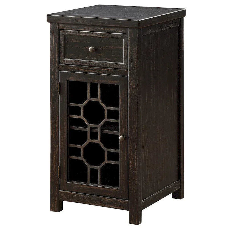 Emma Transitional 18-inch Solid Wood 1-Drawer Side Table by