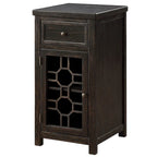 Emma Transitional 18-inch Solid Wood 1-Drawer Side Table by