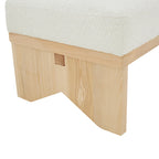 Couture Boris Mid-Century Modern Bench - 62.4 In. W x 19.7 In. D x 16.5 In. H - 62Wx20Dx17H