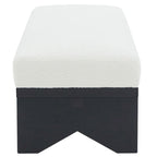 Couture Boris Mid-Century Modern Bench - 62.4 In. W x 19.7 In. D x 16.5 In. H - 62Wx20Dx17H