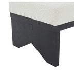 Couture Boris Mid-Century Modern Bench - 62.4 In. W x 19.7 In. D x 16.5 In. H - 62Wx20Dx17H
