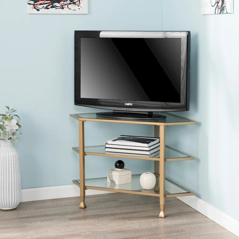  Jensen Metal Corner Media TV Stand for TV's up to 33.25