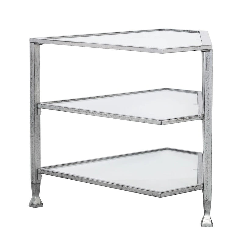 Jensen Metal Corner Media TV Stand for TV's up to 33.25