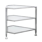 Jensen Metal Corner Media TV Stand for TV's up to 33.25