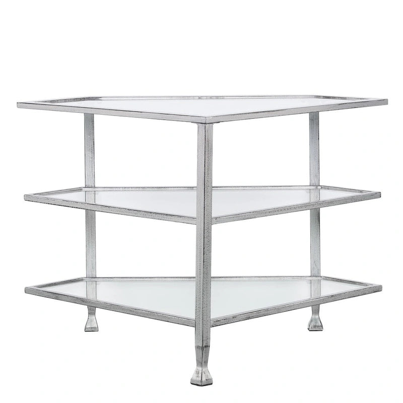 Jensen Metal Corner Media TV Stand for TV's up to 33.25