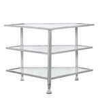 Jensen Metal Corner Media TV Stand for TV's up to 33.25