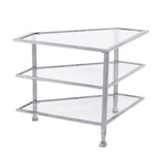 Jensen Metal Corner Media TV Stand for TV's up to 33.25