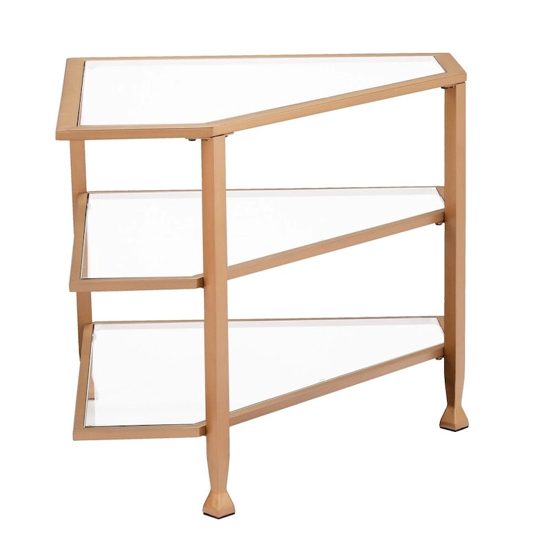 Jensen Metal Corner Media TV Stand for TV's up to 33.25