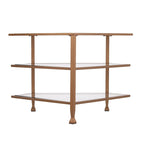 Jensen Metal Corner Media TV Stand for TV's up to 33.25