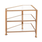 Jensen Metal Corner Media TV Stand for TV's up to 33.25