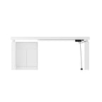 70.9W Dining Table White Adjustable Workstation Modern Office Desk