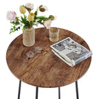 Taomika, Bistro Pub Table Round Dining Table-Brown/Black/Coffee/Maple Color-Four Colors