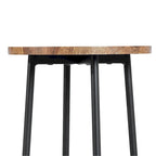 Taomika, Bistro Pub Table Round Dining Table-Brown/Black/Coffee/Maple Color-Four Colors
