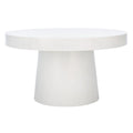 Berenice Paper Mache Round Coffee Table - 31.6 W x 31.6 L x 17.8 H - 32Wx32Dx18H