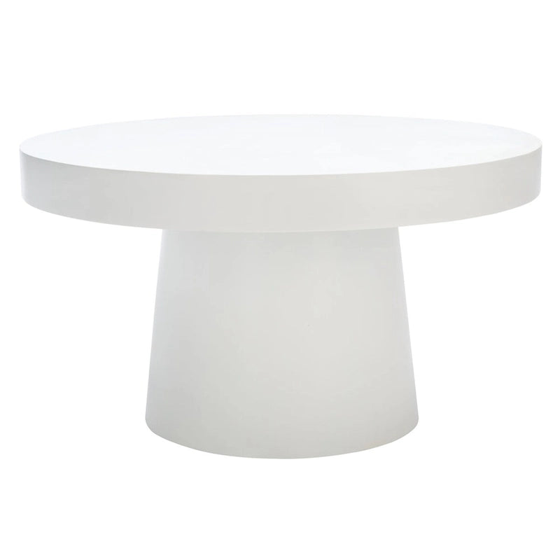 Berenice Paper Mache Round Coffee Table - 31.6 W x 31.6 L x 17.8 H - 32Wx32Dx18H