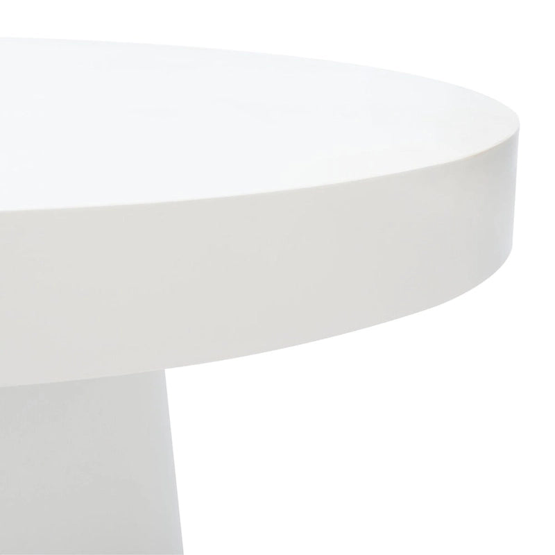 Berenice Paper Mache Round Coffee Table - 31.6 W x 31.6 L x 17.8 H - 32Wx32Dx18H