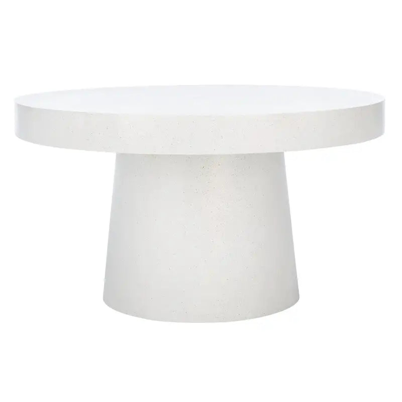 Berenice Paper Mache Round Coffee Table - 31.6 W x 31.6 L x 17.8 H - 32Wx32Dx18H