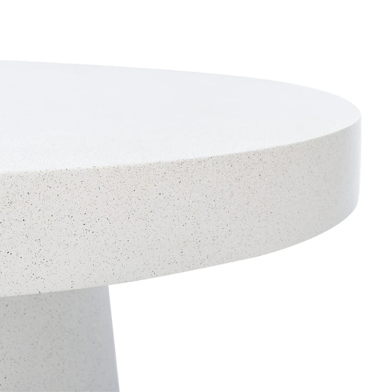 Berenice Paper Mache Round Coffee Table - 31.6 W x 31.6 L x 17.8 H - 32Wx32Dx18H