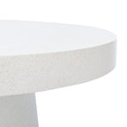 Berenice Paper Mache Round Coffee Table - 31.6 W x 31.6 L x 17.8 H - 32Wx32Dx18H