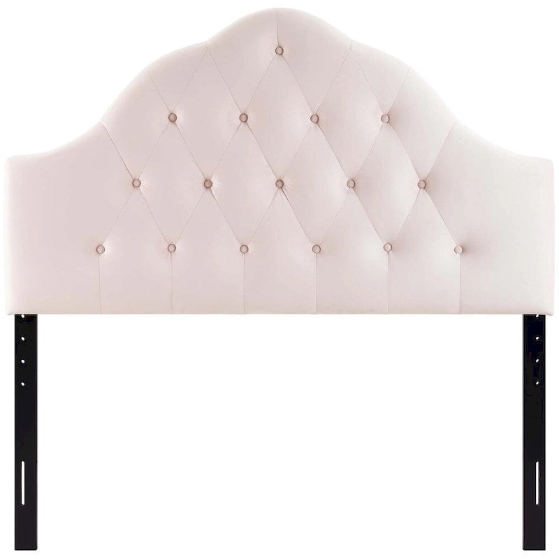 Labbsand Twin Diamond Tufted Velvet Headboard