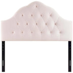 Labbsand Twin Diamond Tufted Velvet Headboard