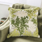 Olie Transitional Green Solid Wood Padded Loveseat by