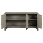 Storage Cabinet Sideboard with 3-door and Adjustable Shelves