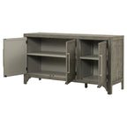 Storage Cabinet Sideboard with 3-door and Adjustable Shelves