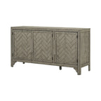 Storage Cabinet Sideboard with 3-door and Adjustable Shelves