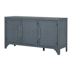 Storage Cabinet Sideboard with 3-door and Adjustable Shelves