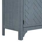 Storage Cabinet Sideboard with 3-door and Adjustable Shelves