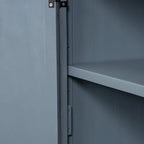 Storage Cabinet Sideboard with 3-door and Adjustable Shelves