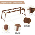 78.7 Wood Extra Long Desk, Large 2-Person Computer Desk Writing Desk