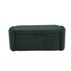 Entryway Upholstered Fabric Storage Ottoman