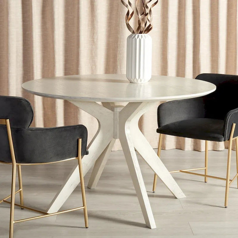 Couture Meiko 46-inch Round Dining Table - 46 In W x 46 In D x 30 In H - 46Wx46Dx30H