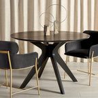 Couture Meiko 46-inch Round Dining Table - 46 In W x 46 In D x 30 In H - 46Wx46Dx30H