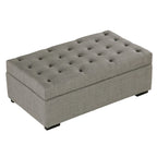 Pouf lit pliant, pouf de 126 cm avec lit pliant, pouf-lit convertible avec matelas à mémoire de forme et design capitonné