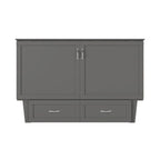 Lit escamotable coffre Chelsea Queen avec matelas