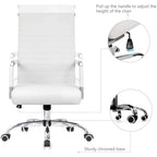 Chaise de bureau Homall nervurée Chaise de bureau d'ordinateur