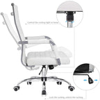 Chaise de bureau Homall nervurée Chaise de bureau d'ordinateur